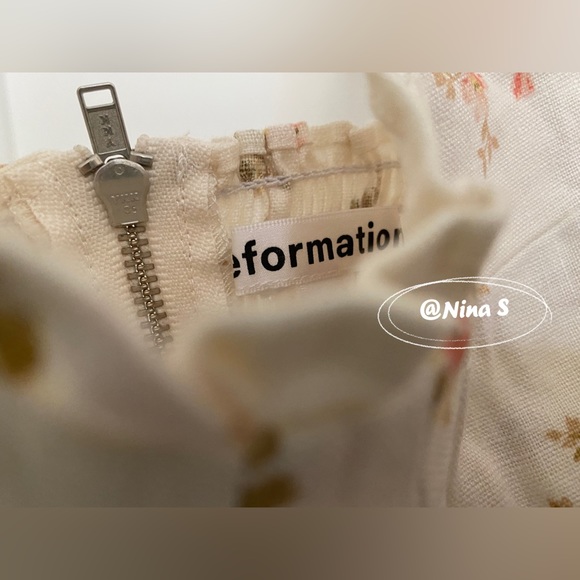 Reformation Desiree Linen Dress - Picture 5 of 6